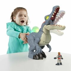 Dinozaurs ar piederumu Fisher Price, pelēks, 2d. cena un informācija | Rotaļlietas zēniem | 220.lv