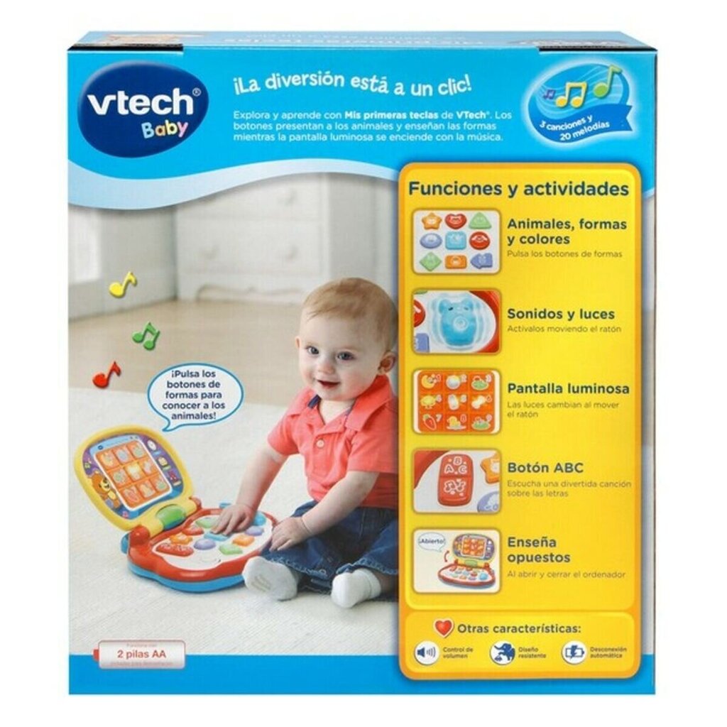 Interaktīva rotaļlieta Dators Vtech Baby, ES cena un informācija | Rotaļlietas zīdaiņiem | 220.lv