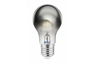 Лампа светодиодная FILAMENT A60, E27, 8 Вт, 400 Лм, 1800K, 220-240В, 360°, серая цена и информация | Лампочки | 220.lv