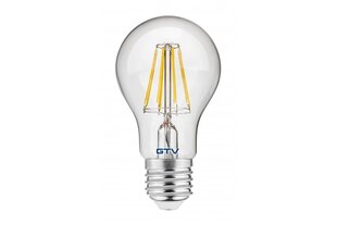 Лампа светодиодная A60, FILAMENT, E27, 8 Вт, 800 Лм, 4000K, 220-240В, 360° цена и информация | Лампочки | 220.lv