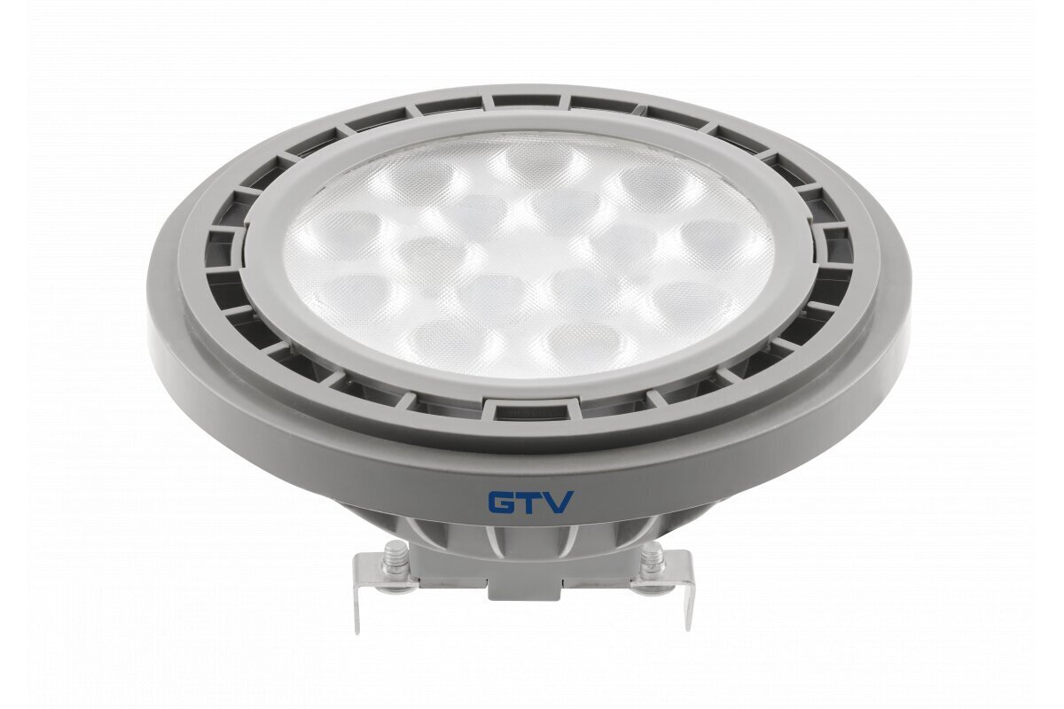 Spuldze LED, AR111, G53, 12,5W, 1250Lm, 4000K, 12V, 40°, pelēks cena un informācija | Spuldzes | 220.lv