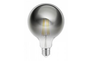 Лампа светодиодная FILAMENT G125, E27, 8 Вт, 450 Лм, 1800K, 220-240В, 360°, серая цена и информация | Лампочки | 220.lv