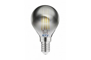 Spuldze LED, G45, E14, 4W, 200Lm, 1800K, Filament pelēks, 220-240V, 360° cena un informācija | Spuldzes | 220.lv