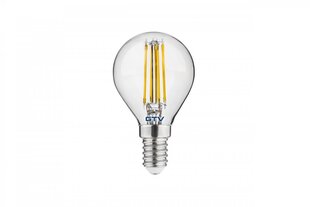 Spuldze LED, G45, E14, 4W, 420Lm, 3000K, Filament, 220-240V, 360° cena un informācija | Spuldzes | 220.lv