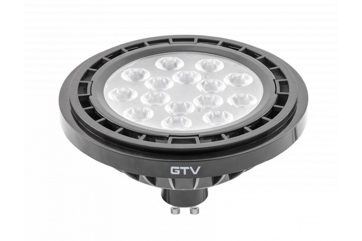 Spuldze LED, GU10, 12,5W, 1100Lm, 3000K, 220-240V, 40°, melns cena un informācija | Spuldzes | 220.lv