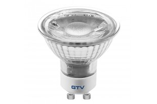 Spuldze LED, GU10, stikls, 5W, 400Lm, 6400K, 220-240V, 38° cena un informācija | Spuldzes | 220.lv