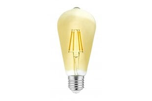 Лампа светодиодная FILAMENT VINTAGE, ST64, 3000K, E27, 4,0W, AC220-240V, 360°, 300lm, 44mA цена и информация | Лампочки | 220.lv