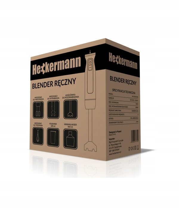 Heckermann B204 cena un informācija | Blenderi, smalcinātāji | 220.lv