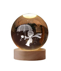 Хрустальный шар ночник, Electronics LV-2141, 1 шт цена и информация | Праздничные декорации | 220.lv