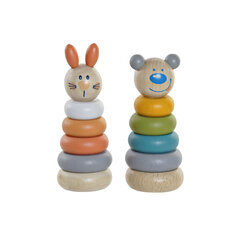 Rotaļlieta dzīvnieku piramīda Home Esprit, 2 gab. цена и информация | Игрушки для малышей | 220.lv