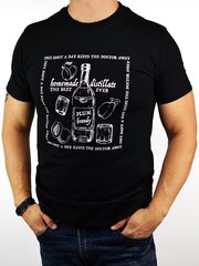 Мужская футболка Noviti "Brandy" (черная) цена и информация | Мужские футболки | 220.lv