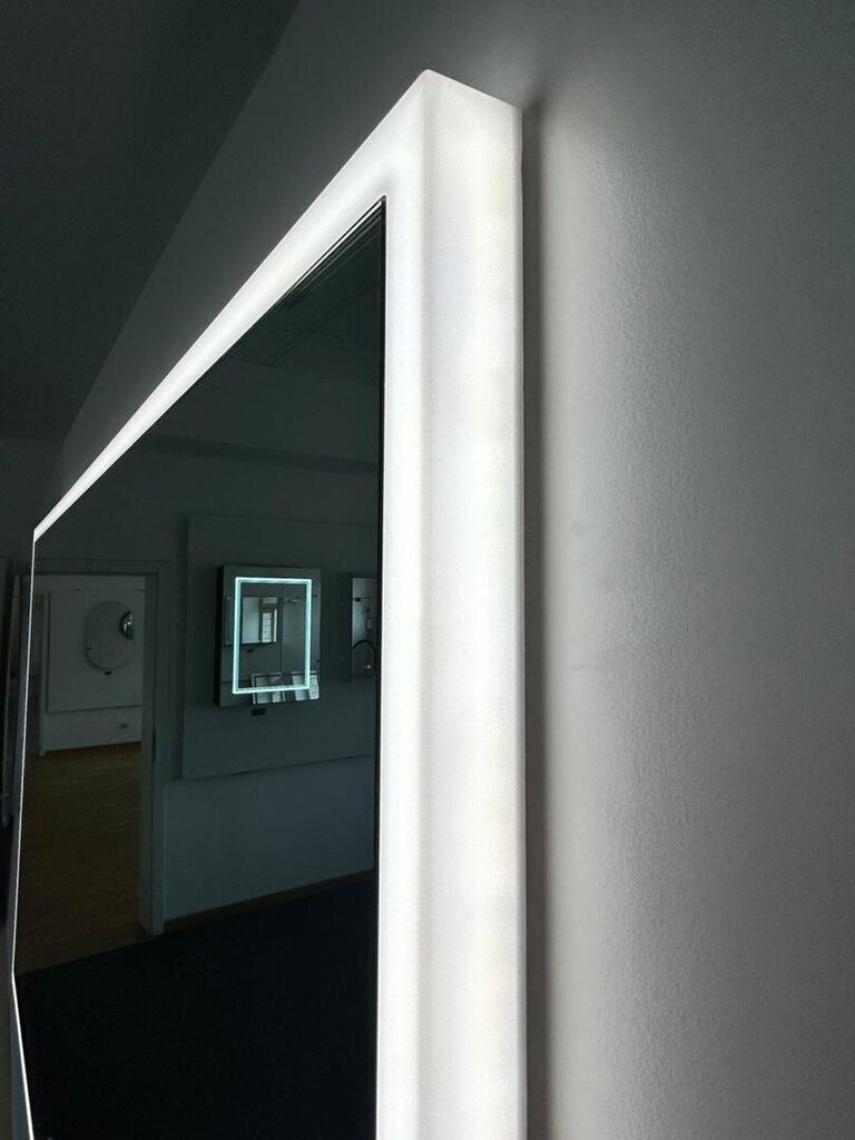 LED spogulis Normandy 60x70cm Anti-fog cena un informācija | Vannas istabas spoguļi | 220.lv