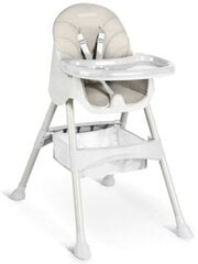 Bērnu barošanas krēsls 3in1, pelēks kaina ir informacija | Barošanas krēsli | 220.lv