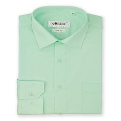 Рубашка для мужчин NORDIC, 1126F-46, зелёная цена и информация | Мужские рубашки | 220.lv