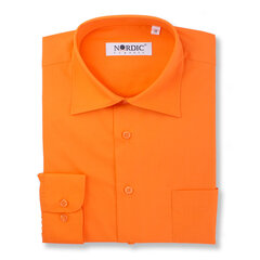 Рубашки однотонные мужские NORDIC, прямой силуэт - С длинным рукавом 1149-46 цена и информация | Мужские рубашки | 220.lv