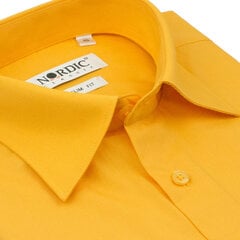 Рубашка для мужчин Nordic, жёлтая цена и информация | Мужские рубашки | 220.lv