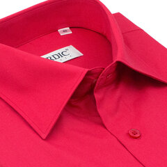 Рубашки однотонные мужские NORDIC, прямой силуэт - С длинным рукавом 1148-46 цена и информация | Мужские рубашки | 220.lv