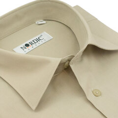 Рубашки однотонные мужские NORDIC, прямой силуэт - С коротким рукавом 1142K-50 цена и информация | Мужские рубашки | 220.lv