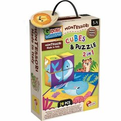 Bloku puzles komplekts Lisciani Giochi цена и информация | Развивающие игрушки | 220.lv