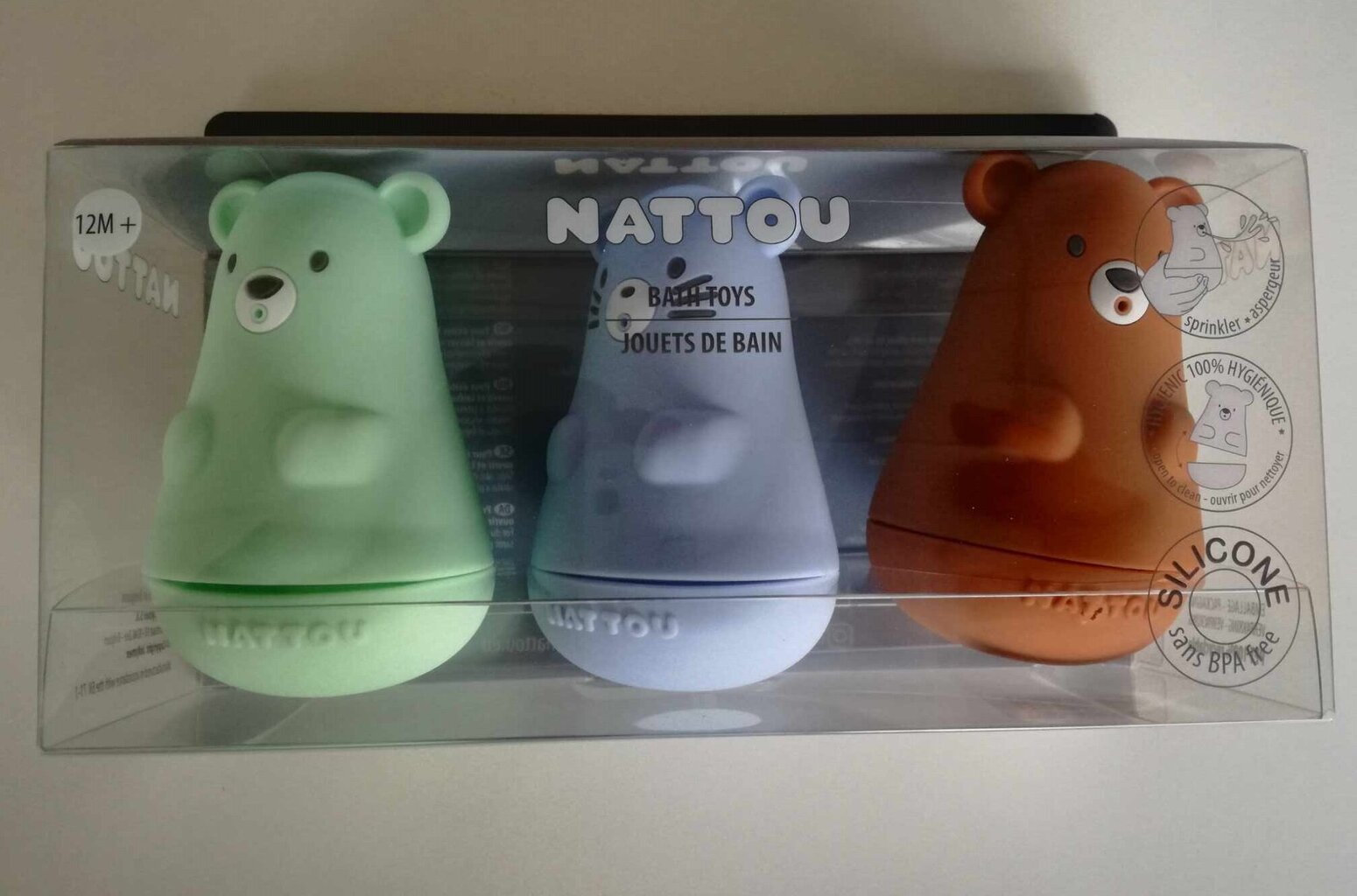 Vannas rotaļlietu komplekts Nattou цена и информация | Rotaļlietas zīdaiņiem | 220.lv