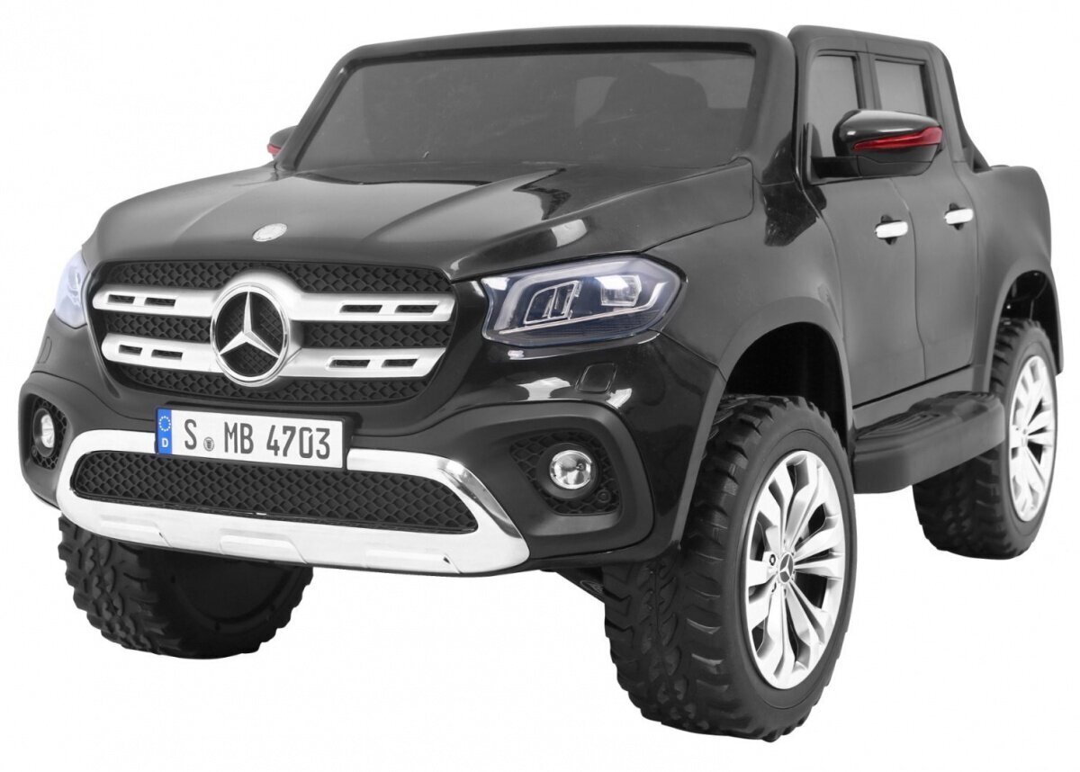 Divvietīgs elektroauto Mercedes Benz X-Class, melns цена и информация | Bērnu elektroauto | 220.lv