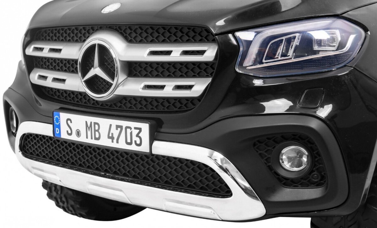 Divvietīgs elektroauto Mercedes Benz X-Class, melns цена и информация | Bērnu elektroauto | 220.lv