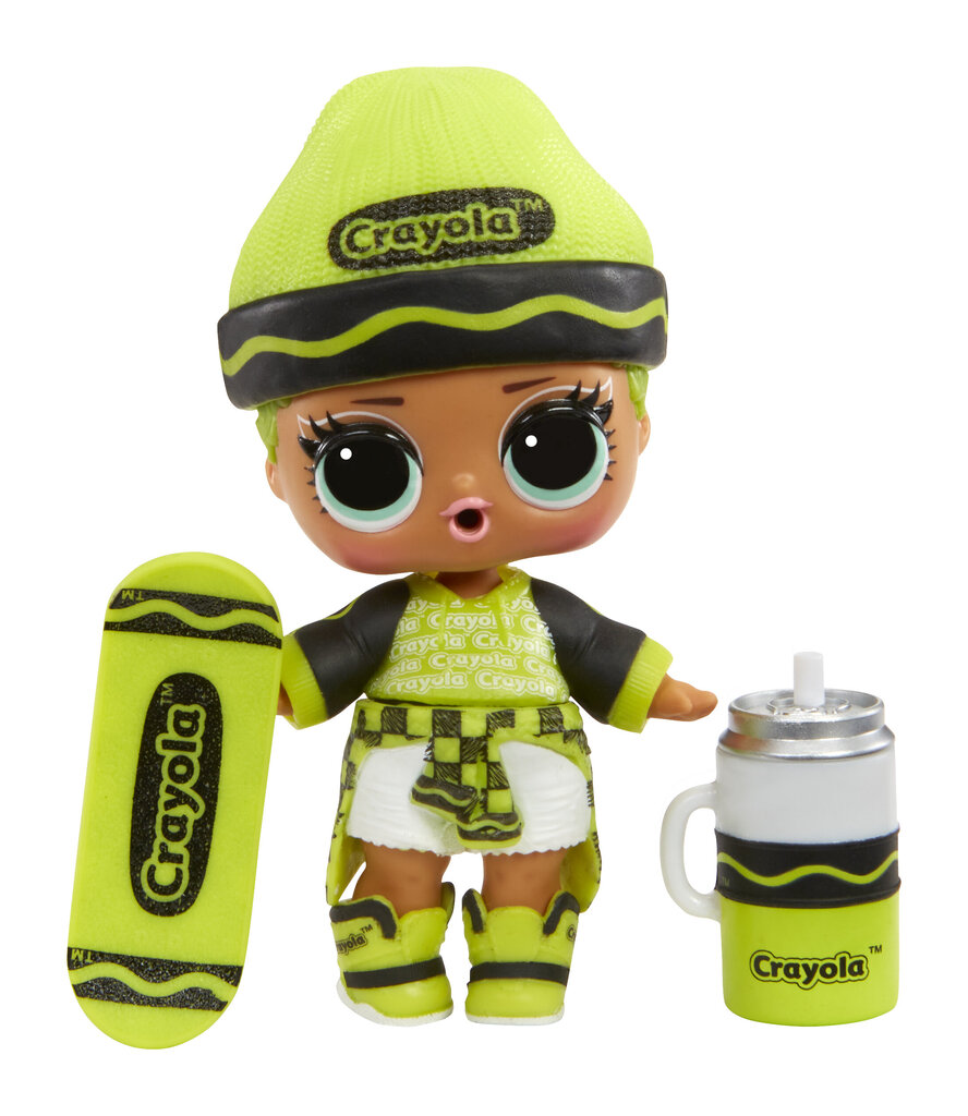 Lelle L.O.L. Pārsteigums Crayola, 10 cm цена | 220.lv