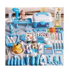 Детский докторский набор (синий) цена и информация | Развивающие игрушки | 220.lv