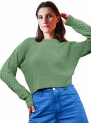 džemperis sievietēm Pantoneclo PAN2022018B, zaļš цена и информация | Женские кофты | 220.lv