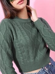 Pantoneclo džemperis sievietēm - PAN2022035, zaļš цена и информация | Женские кофты | 220.lv
