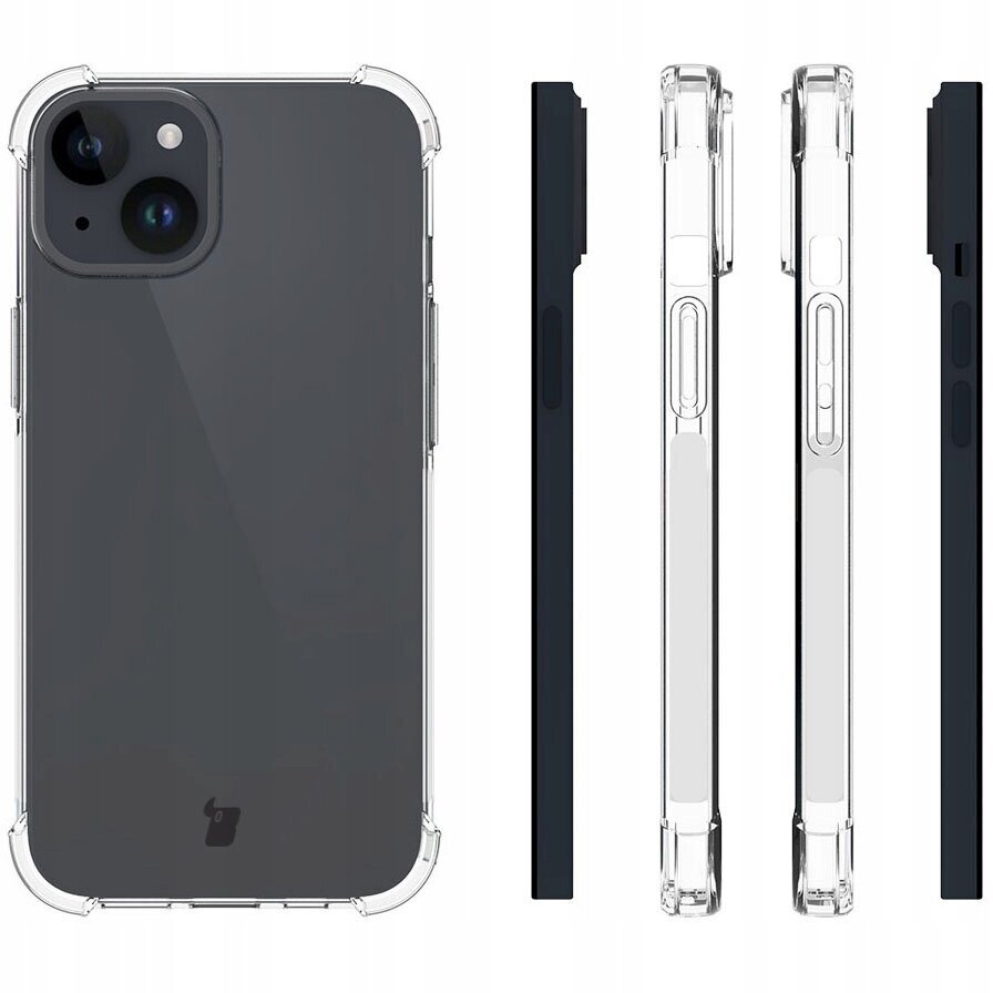 Korpuss Bizon Case Clear Pack Apple iPhone 15 ,caurspīdīgs cena un informācija | Telefonu vāciņi, maciņi | 220.lv