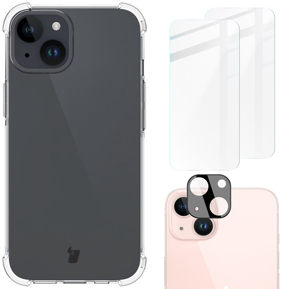 Korpuss Bizon Case Clear Pack Apple iPhone 15 ,caurspīdīgs cena un informācija | Telefonu vāciņi, maciņi | 220.lv