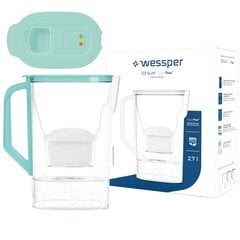 Кувшин Wessper D3 Slim FutureFlow, 2.7 л цена и информация | Фильтры для воды | 220.lv