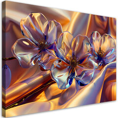 Glezna uz audekla Stikla ziedi cena un informācija | Gleznas | 220.lv