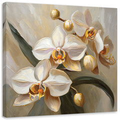 Gleznieciba uz audekla, Orhideja cena un informācija | Gleznas | 220.lv
