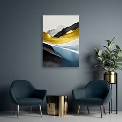 Glezna uz audekla Zelta kalnu abstrakcija цена и информация | Картины | 220.lv