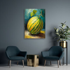 Gleznieciba uz audekla, Melone cena un informācija | Gleznas | 220.lv