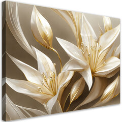 Gleznieciba uz audekla, Zelta lilijas цена и информация | Картины | 220.lv