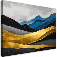 Glezna uz audekla Zelta kalnu abstrakcija цена и информация | Картины | 220.lv