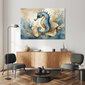 Glezna uz audekla Zils jūras zirdziņš cena un informācija | Gleznas | 220.lv