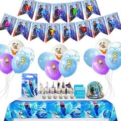 Frozen dzimšanas dienas dekori bērniem, 87 gab. cena un informācija | Svētku dekorācijas | 220.lv