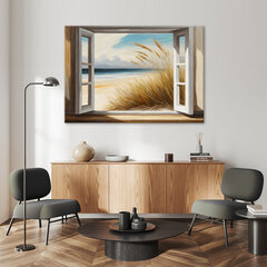 Glezna uz audekla Taka uz pludmali, skats pa logu cena un informācija | Gleznas | 220.lv
