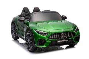Divvietīgs bērnu akumulatoru auto Lean Cars AMG SL63, zaļš cena un informācija | Bērnu elektroauto | 220.lv