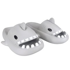 Шлепанцы Shark Flip Flops серые 36/37 18089 GREY 36/37 цена и информация | Шлепанцы, тапочки для женщин | 220.lv