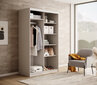 Skapis ADRK Furniture Delia 120, balts цена и информация | Skapji | 220.lv