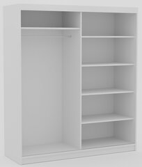 Шкаф ADRK Furniture Delia 180, белый цвет цена и информация | Шкафы | 220.lv