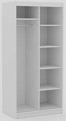 Шкаф ADRK Furniture Delia 100, белый цвет цена и информация | Шкафы | 220.lv