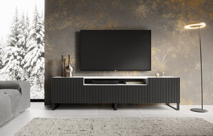 TV skapītis ADRK Furniture Noemi, melns/balts cena un informācija | TV galdiņi | 220.lv