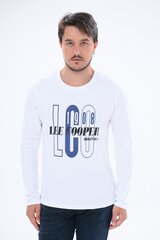 T-krekls vīriešiem Lee Cooper, balts cena un informācija | Vīriešu T-krekli | 220.lv