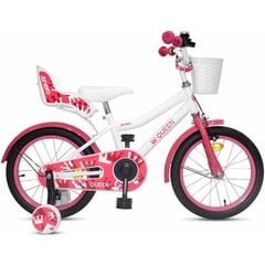 детский велосипед - enero queen, белый и розовый цена и информация | Балансировочные велосипеды | 220.lv